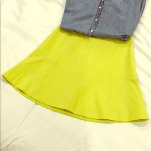 J crew flare skirt